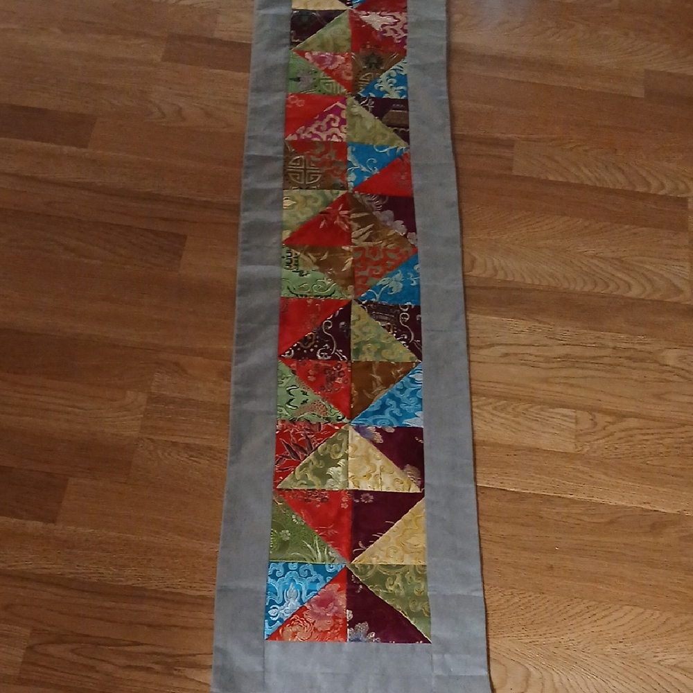 Colorful Patchwork Table Runner - Picture 5 of 7